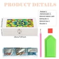 thumbnail image 3 of Caja Cuero PU Forma Especial Bloque Color Abstracto para Manualidades, 3 of 9