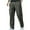 Olive Green, variant on WREESH Men's Cargo Pants Lamb Fleece Pants Slim Plus Fleece Straight Tube Pants Mid Waist Pencil Pants Cotton Pants Long Pants Trousers Olive Green