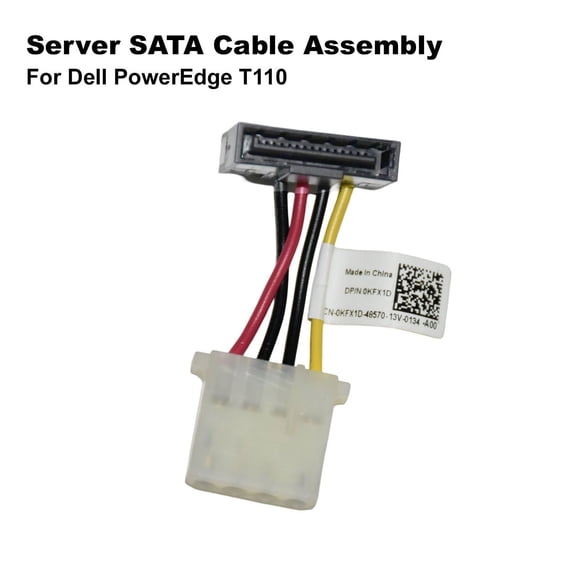 Pre-Owned Dell PowerEdge T110 SATA Power Cable Foxconn 7-Pin Assembly - 0KFX1D