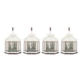 thumbnail image 3 of Melrose 4ct White and Green Gazebo Christmas Ornaments 5.5", 3 of 3
