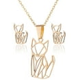 thumbnail image 5 of Ensemble de Pendentif Mode pour Femmes Boucles d'Oreilles Collier Clavicule Coloré Boucles d'Oreilles Exquises, 5 of 5
