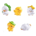 thumbnail image 4 of 5Pc Multifunctional Resins Duck Miniature Sculpture Tabletop Shelf Decors Cartoon Animal Figurines Home Office Ornaments, 4 of 7