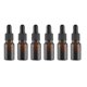 thumbnail image 1 of 12pcs Women's Retro Antique Glass Essential Oil Bottles with Droppers for Perfumes, Travel Kits – Stylish Brown Color, Portable for Handbags, 1 of 5