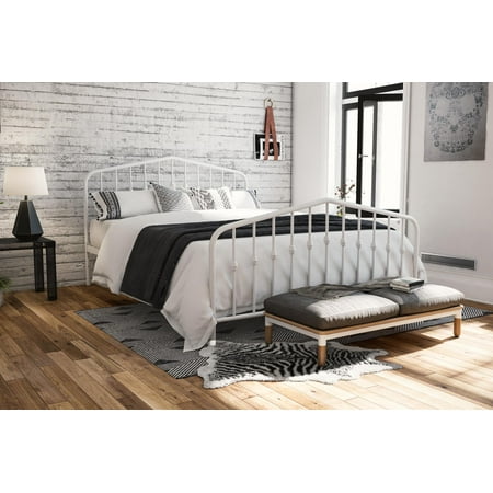 Novogratz Bushwick Metal Bed, Multiple Colors and Sizes