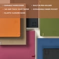 thumbnail image 4 of Sakura Notebook Ruled A5 - Japanese-Inspired Lined Notebook for Effortless Writing - 140 GSM Paper - Hardcover - Built-In Pen Holder - Expandable Inner Pocket - 5.1 x 8.3" - Deep Indigo, 4 of 7