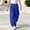 Blue, variant on Girls Wide Leg Sweatpants, Solid Color Drawstring Elastic Waist Patch Pockets Loose Fit Casual Long Trousers for Daily Wear Pink Size 7-8