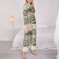 thumbnail image 4 of Junzan Vineyard Landscape Print Womens Pajama Sets,Long Sleeve Button Down For Women Pjs 2 Piece, 4 of 9