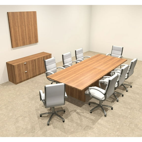 Modern Rectangular 10' Conference table, #OT-SUL-C26