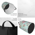 thumbnail image 4 of Fotbe Vintage Floral Laundry Basket with Handles, Waterproof Large Laundry Hamper, Wash Bag for Corner Dorm, Rolling Laundry Basket with Handles-Medium, 4 of 8