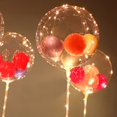 thumbnail image 3 of CYUAN-Soporte de plástico para globos LED, palo Bobo con luces de batería para decoración de fiestas y bodas, 35cm/70cm, 3 of 5