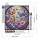 thumbnail image 2 of Pintura de diamante 5D DIY Wdftyju taladro redondo completo vitral mariposa flor 30x30cm, 2 of 9