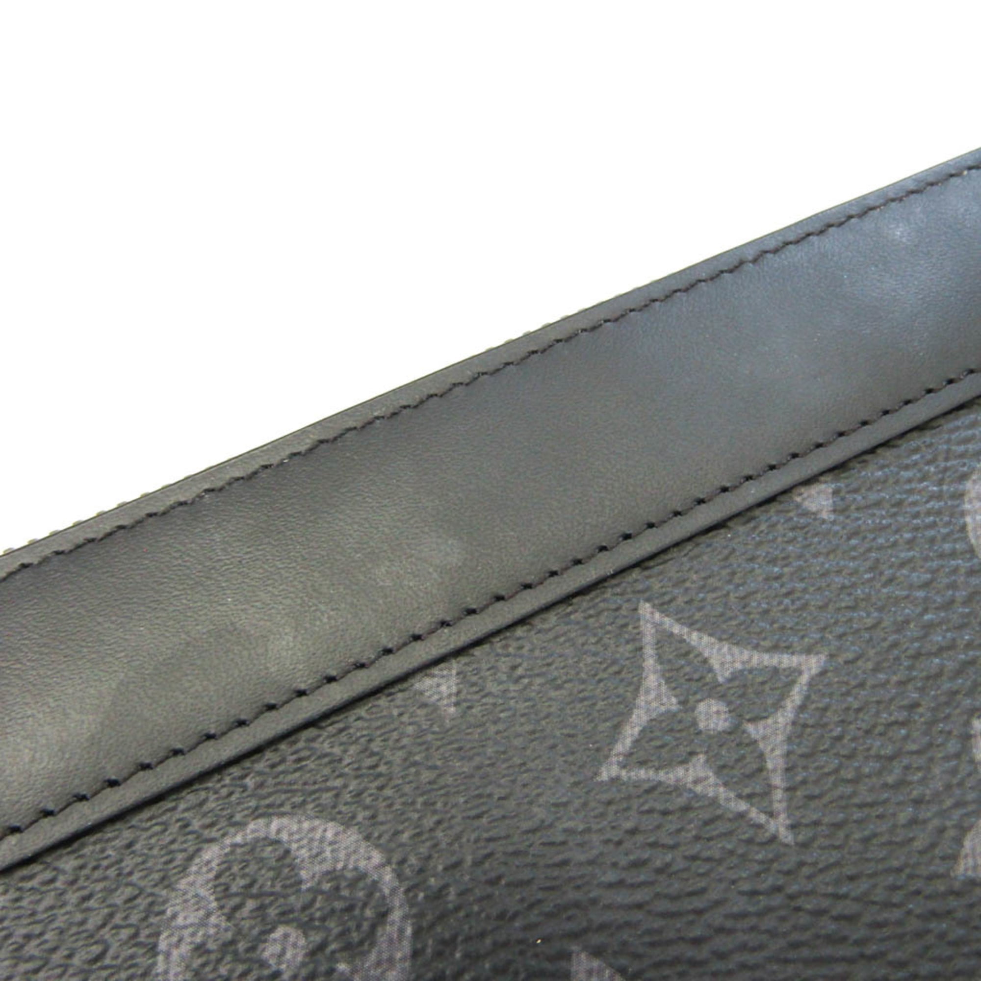 Authenticated Used Louis Vuitton Monogram Eclipse Pochette Discovery PM  M44323 Men's Clutch Bag,Pouch Monogram Eclipse 