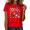 2-Red, variant on Cozymy Women's Cute Astronaut Planet Balloons T-Shirts Crewneck Short Sleeve Kawaii Space Print Tees Trendy Cosmic Art Tops