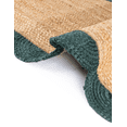 thumbnail image 6 of Sivi 2 x 3 Feet Handmade Scallop Braided Jute Rug - Natural Jute Area Rug, 6 of 14