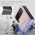 thumbnail image 2 of Wallet Case for Samsung Galaxy Z Flip 4, Premium PU Leather Card Slots Holder RFID Blocking Flip Cover with Magnetic Closure Stand Full Protection Shockproof Case for Samsung Galaxy Z Flip 4, Pink, 2 of 8