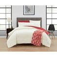 thumbnail image 3 of Serta So Cozy 5-Piece Sherpa Reverse Comforter Set, Red, King, 3 of 7