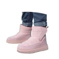 thumbnail image 3 of Krdevn Girls Boots,Girls Winter Boots Warm Lined Thick Sole Outdoor Cold Weather Footwear for Kids,Size:11-11.5 Years, 3 of 8