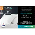 thumbnail image 6 of SleepCharge Powered by Nanobionic 2 Pack Pillowcases, King, White, 6 of 11