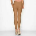 thumbnail image 3 of Women's Ultra Stretchy Classic 5 Pocket Jeggings, Full Length, Khaki, M, 3 of 7