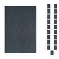thumbnail image 1 of Furnish My Place Modern Plush Solid Petrol Blue Color Rug - Pets and Kids Friendly Rug, Indoor/Outdoor Mat, Area Rugs Great for Kids, Pets, Living Room, Made in USA, 2' x 3' Rectangle - Set of 20, 1 of 5