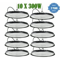 10 Pack 300W UFO LED High Bay Light Shop Industrial Commercial Factory Warehouse