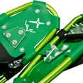 thumbnail image 2 of Xtrempro SSTKB-25GN 25 in. Terrain Lightweight Ergonomic Aluminum Alloy Snowshoes & Backpack with 13 Point Crampons, Green, 2 of 3