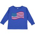 thumbnail image 3 of Inktastic Grunge American Flag Boys or Girls Long Sleeve Toddler T-Shirt, 3 of 5