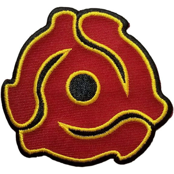 Record Insert - Embroidered Sew On Patch 3" X 3"