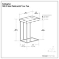 thumbnail image 6 of Simpli Home Gallagher 12 inch Wide Solid Mango Wood Industrial C Side Table in Natural, 6 of 6