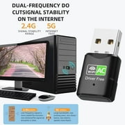 USB Wireless Network Card Receiver for High-Speed 5G Dual Band Connectivity