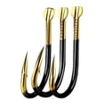 thumbnail image 3 of NIBOLOG 10Pcs Iron Barbed Outdoor Fishing Hooks Bait Holder Fish Tackle Accessories, 3 of 7