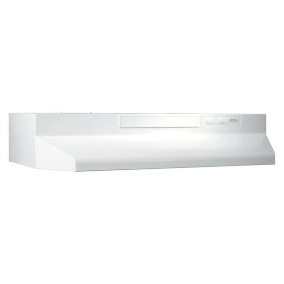 F403011 Insert with Light, Exhaust Fan for Under Cabinet Range Hood, 30-Inch, White on White