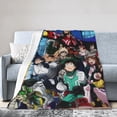 thumbnail image 4 of My Hero Academia Blanket, Anime Throw Blanket For Couch Sofa Bed, Soft Cozy Lightweight Warm Flannel Blanket, Home Decor, Anime Gifts For Boys Girls Kids Teens, 60"X50", 4 of 9