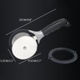 thumbnail image 3 of Coupe-salade, Coupe-Cercle Rapide en Acier Inoxydable Coupe-Savon Rond en Acier Inoxydable à Double Roues Coupe-Savon en Acier Inoxydable avec Double Roues Coupe-Savon Rapide Cuisine Coupe-Cercle en Acier Ziem, 3 of 7