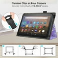 thumbnail image 6 of RHEA- Universal 10 10.1 Inch Android Tablet Case,Slim Folding Stand Butterfly 01, 6 of 6