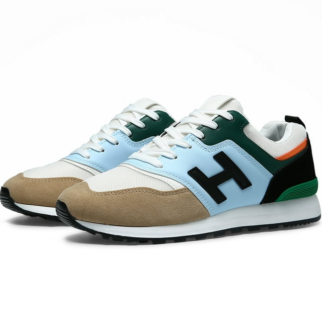 Tenis Hombre, Zapatos Hombre Deportivos, Zapatos de Malla Transpirable para Hombre, Zapatillas de Deporte Casuales de Moda para Entrenamiento Caminar Correr Gimnasio Antiderrapante