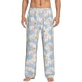 thumbnail image 2 of Lsque Orchids Flowers Print Men's Pajama Pants, Lounge Pant - Comfortable Home Wear,Elastic Waistband, Stylish Design-Large, 2 of 9