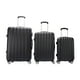 thumbnail image 1 of Juego de 3 Maletas de Viaje Check. In Grande 25 kg Mediana 20 kg y Carry On 10 kg negro, 1 of 15