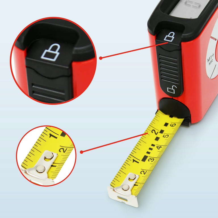 MT3 10 ft Retractable Measuring Tape Metric/inch