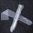 thumbnail image 3 of 70cm Ultra Thin Gloves Tulle Elbow Gloves Dress Gloves For Halloween Costume, 3 of 5