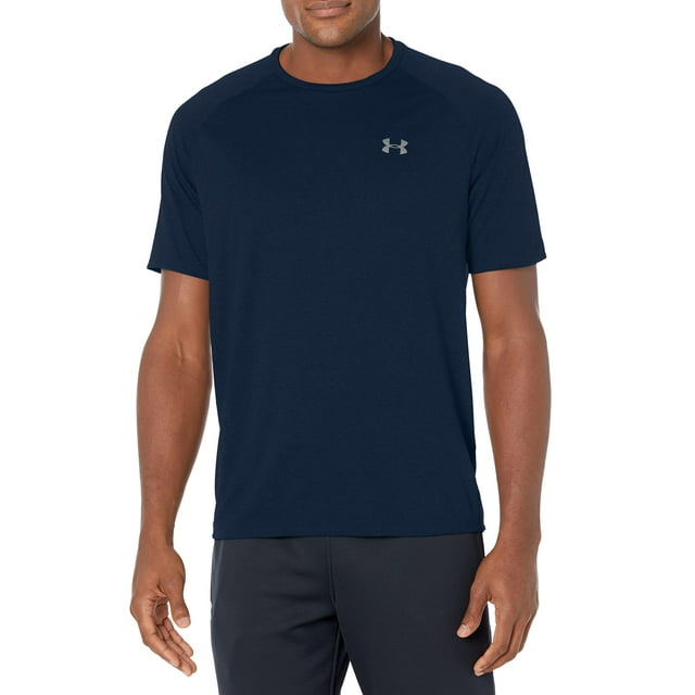 Camiseta Under Armour Tech 2.0 de manga corta azul académico para hombre