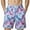Sky Blue, variant on Men's Running Shorts Elastic Waistband Beach Printed with Pocket Shorts