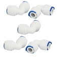 thumbnail image 1 of Unique Bargains 1/4 'coud Push Fit Raccord Rapide 5pcs pour Fontaine à Eau RO Système d'Eau Potable, 1 of 1
