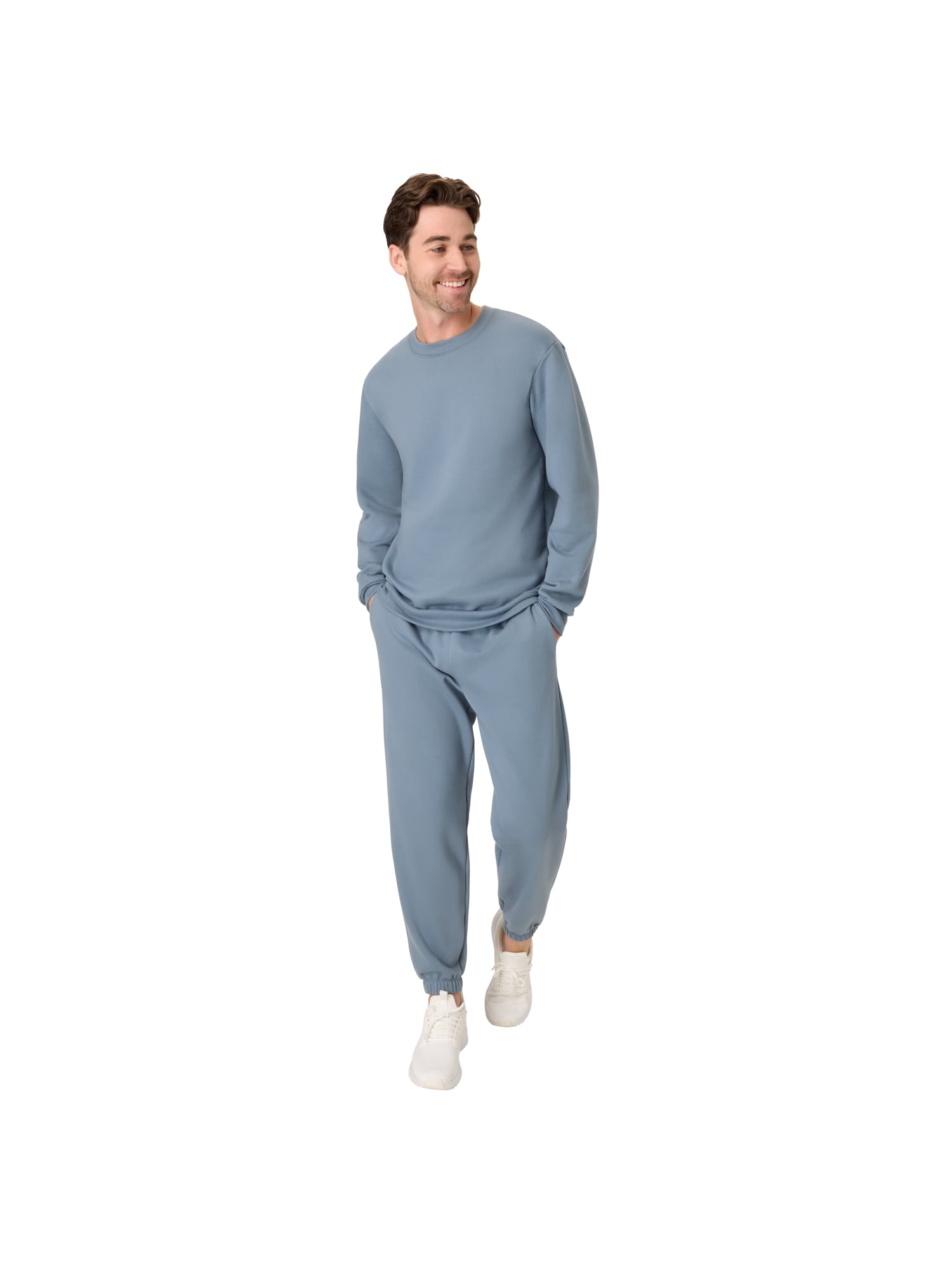 Hanes Men's & Big Men's Essentials Fleece Crewneck Sweatshirt, Sizes S-5XL