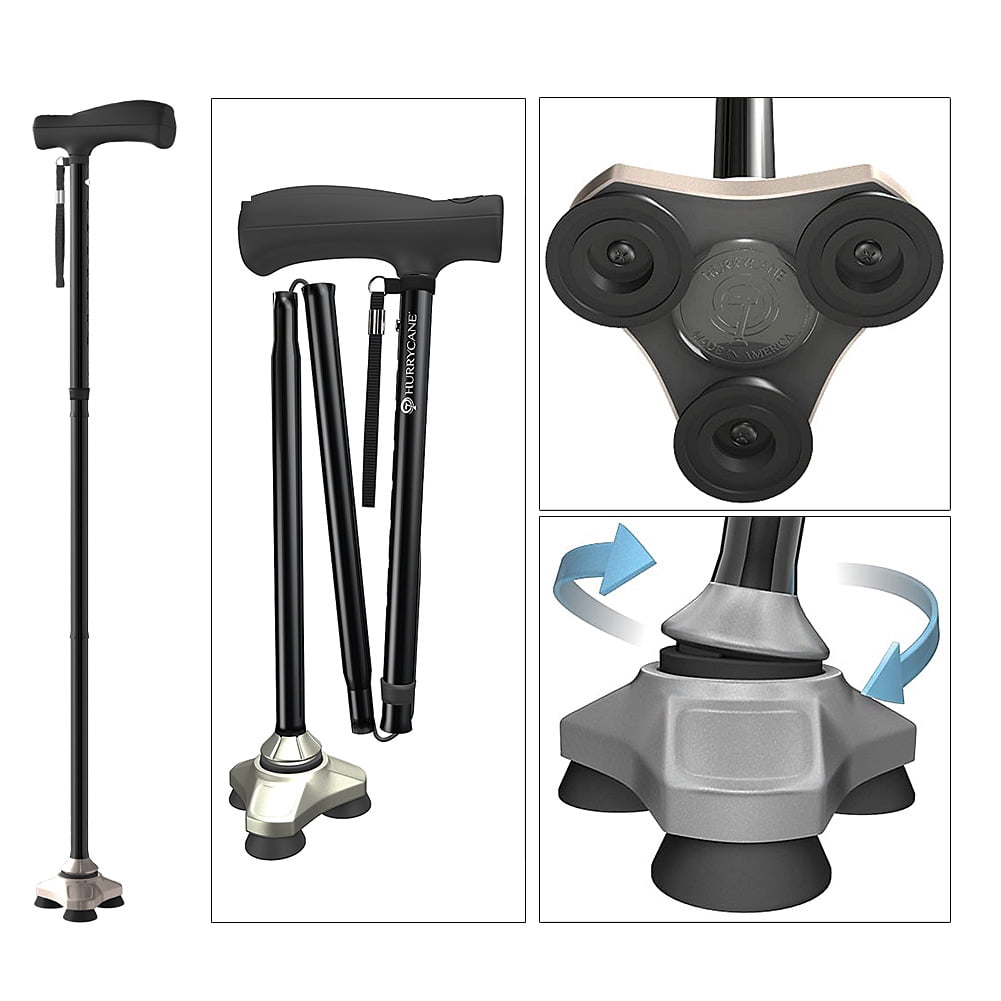 Hurrycane As Seen On TV All Terrain Strong Lightweight Freestanding Black