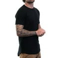 thumbnail image 3 of ShirtBANC Hipster Hip Hop Long Drop Cut Mens Shirt Curved Hem Multi Color Packs, 3 of 7