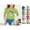 Light Green, variant on RTKFRFLM Kids Girls Trendy Short Sleeve T-Shirt Everyday Casual Crewneck Base Layer Knit Tee Top School Wear for Size 4-16