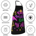 thumbnail image 5 of Naloa Mardi Gras with Flamingo Apron Kitchen Aprons with Pockets for Women Men Chef, 5 of 8