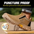 thumbnail image 4 of LAoutun Steel Toe Shoes for Men Slip on Welding Boots Mid-Cut Work Boots Safety Toe Footwear, 4 of 6