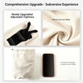 thumbnail image 4 of Gilysido adjustable hands-free baby sling carrier, ergonomically designed, suitable for newborns to toddlers aged 0-4, beige, 4 of 5